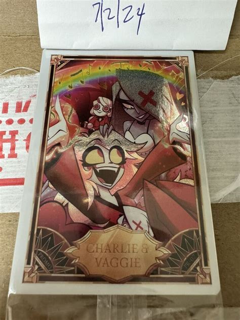 Hazbin Hotel Trading Cards Charlie & Vaggie Promo Card (PR .